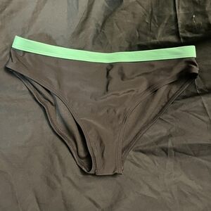 Wonder Nation Green And Black Girls XL 14/16 Bikini Bottom